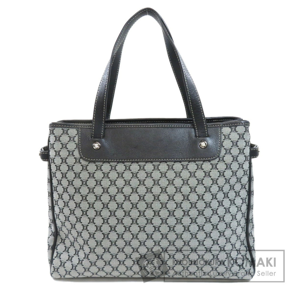 Celine Macadam Tote Bag Canvas Leather